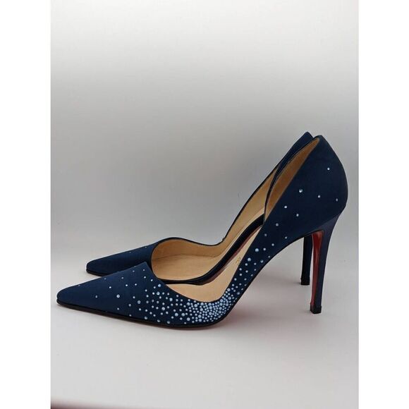 Christian Louboutin Helmoon d'Orsay satin pumps size EU 39 - Picture 2 of 10